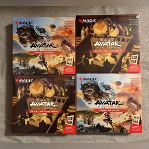 Magic the Gathering Avatar Scene Box Bundle of 4